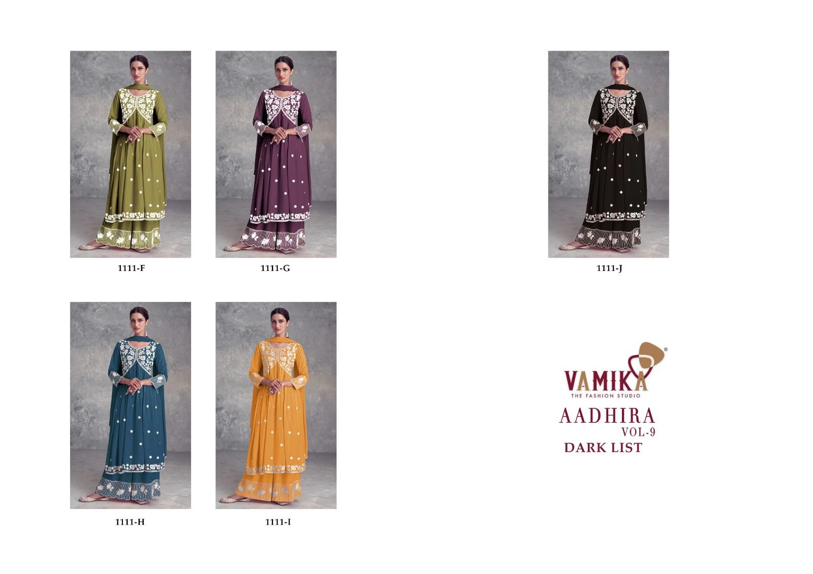 Vamika Aadhira Vol 9*Dark List Pure Rayon Viscos Wholesale Fancy Readymade Salwar Suit Catalog — Wholesale Salwar Suits, MPA wholesale from Surat — view 6
